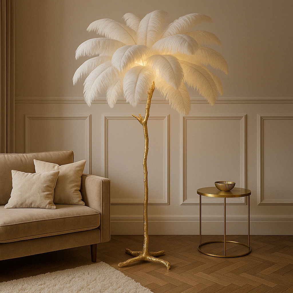 Solenith | Stylish Feather Floor Lamp 0