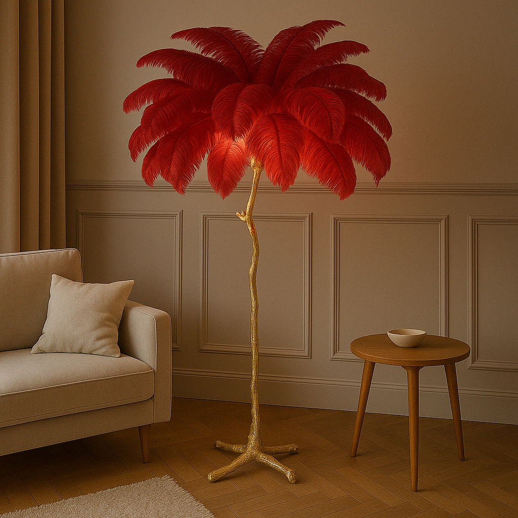 Solenith | Stylish Feather Floor Lamp 1