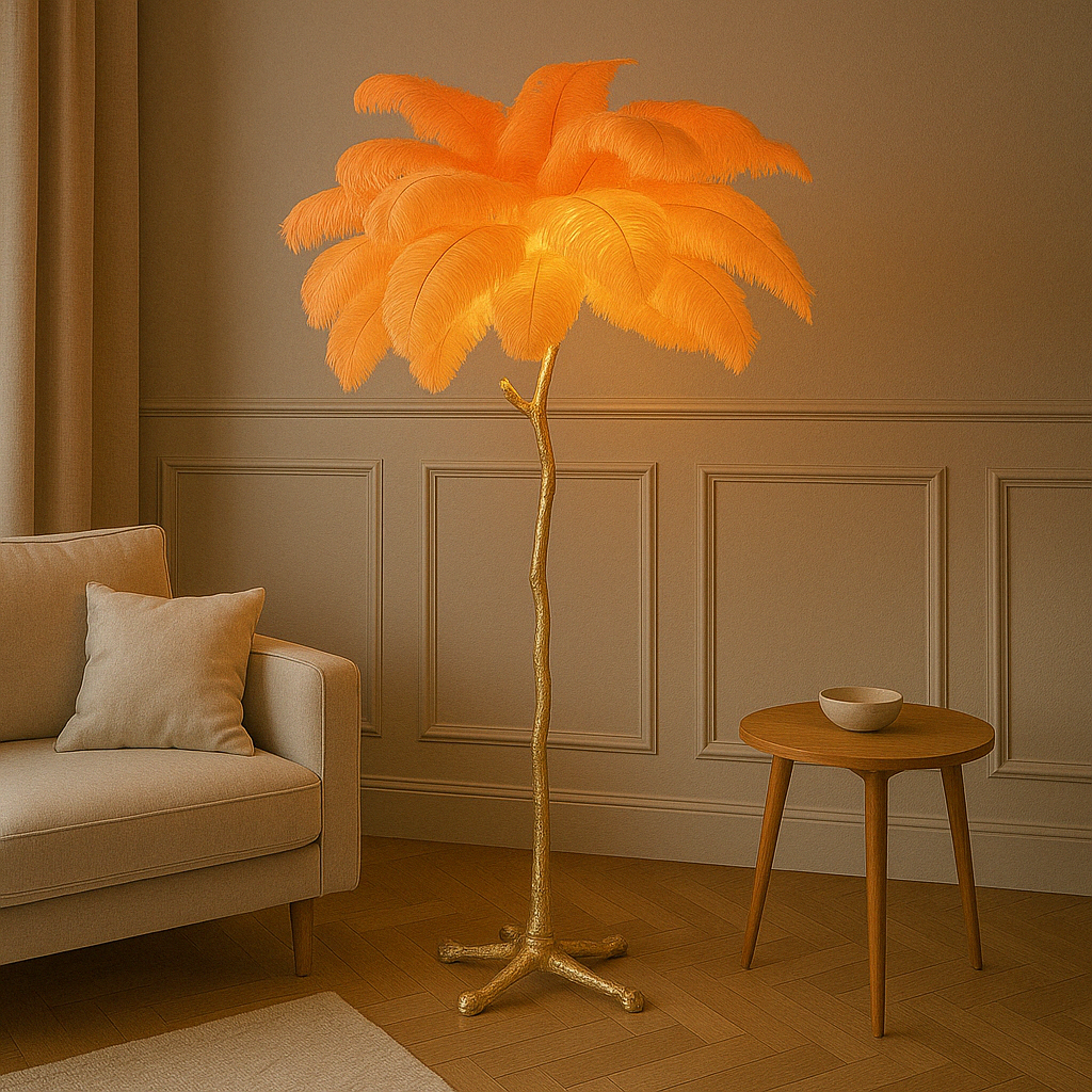 Solenith | Stylish Feather Floor Lamp 2