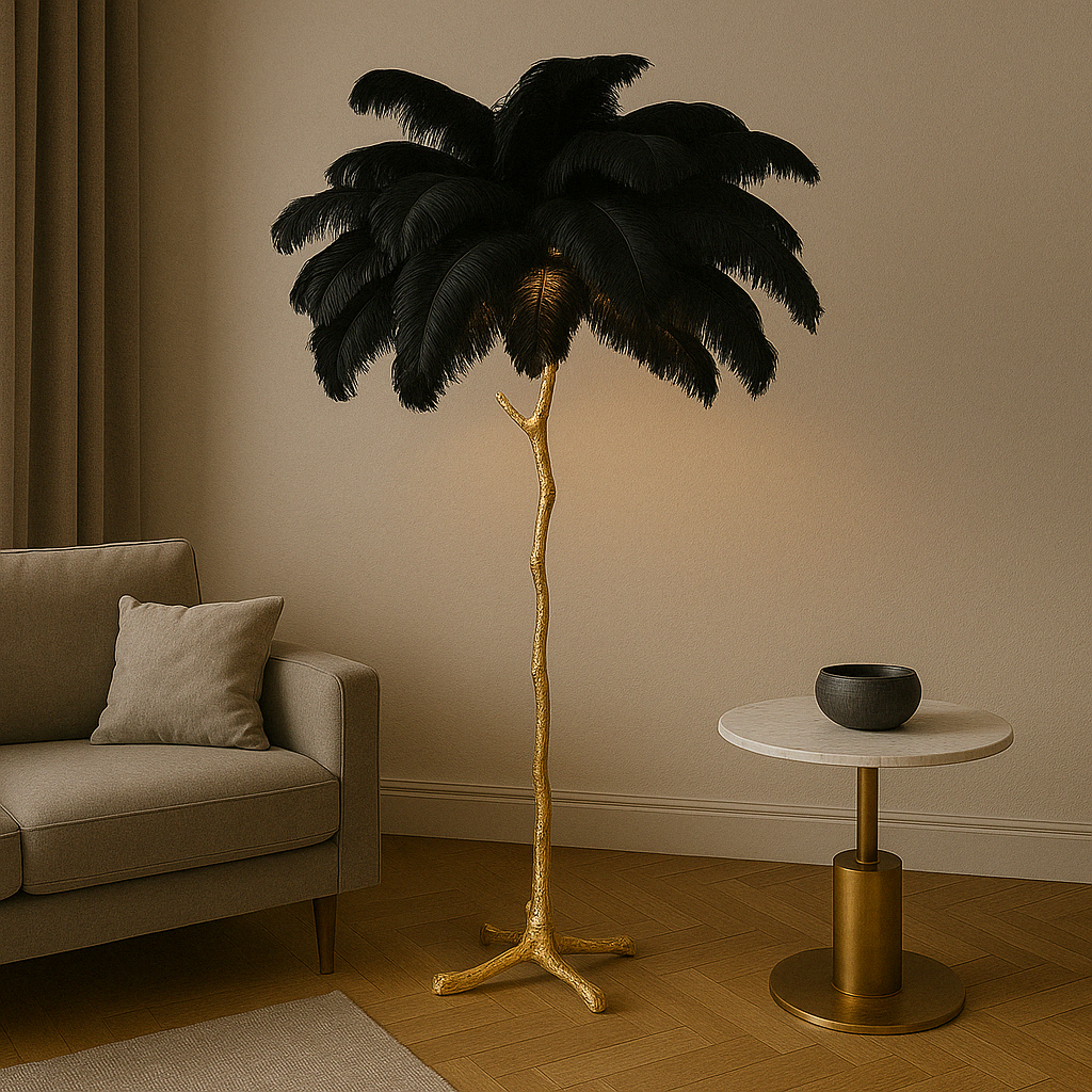 Solenith | Stylish Feather Floor Lamp 3