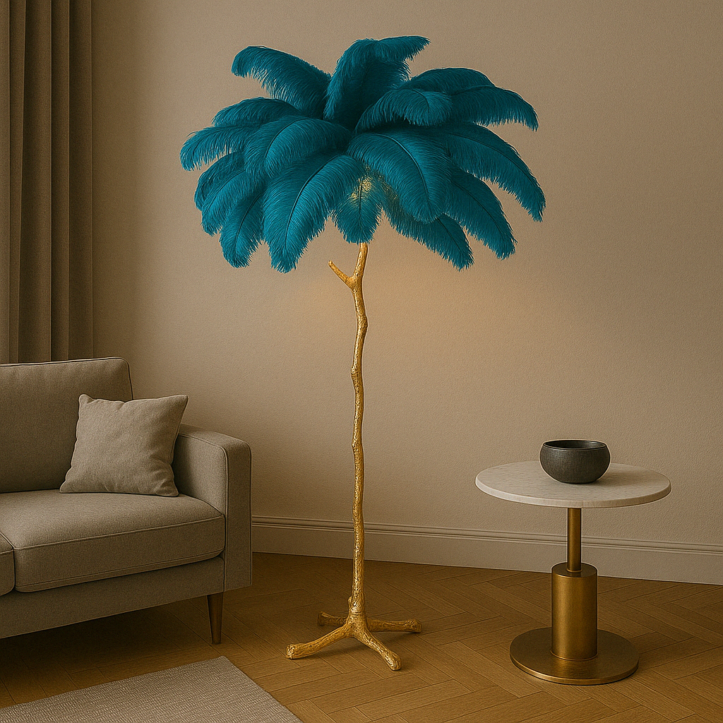 Solenith | Stylish Feather Floor Lamp 4