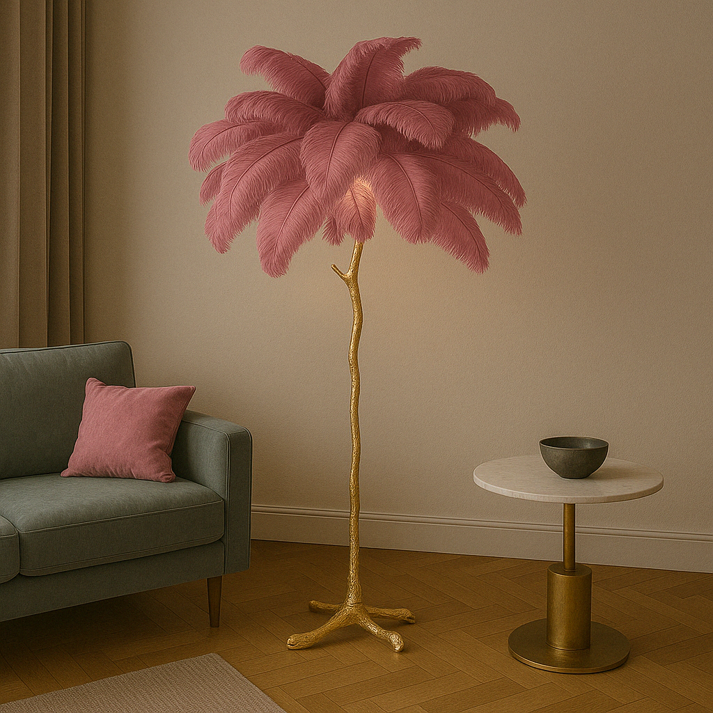 Solenith | Stylish Feather Floor Lamp 5
