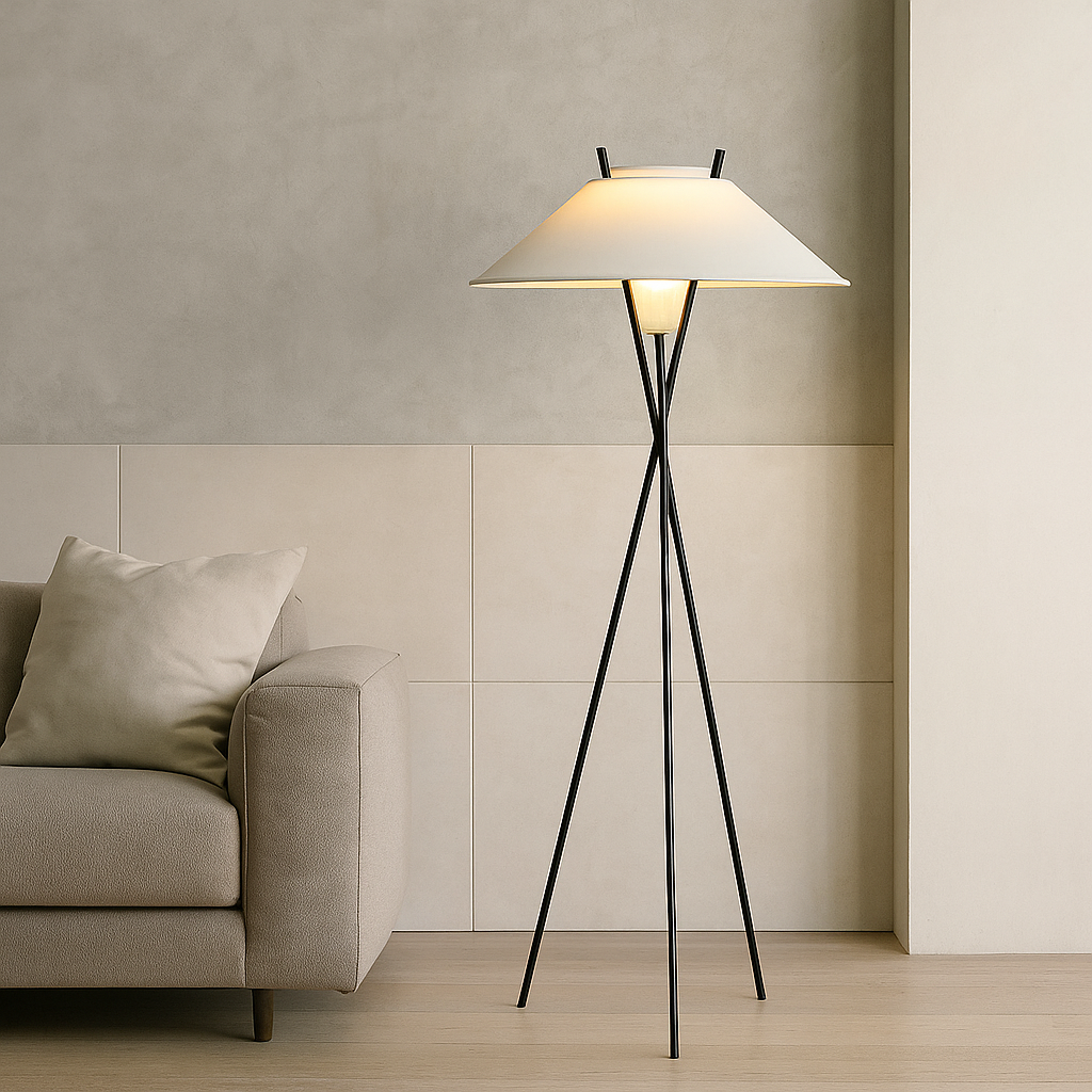Solenithra | Modern Jubilee Fabric Floor Lamp 1