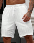 Niklas | Solid Color Casual Summer Shorts with Relaxed Fit