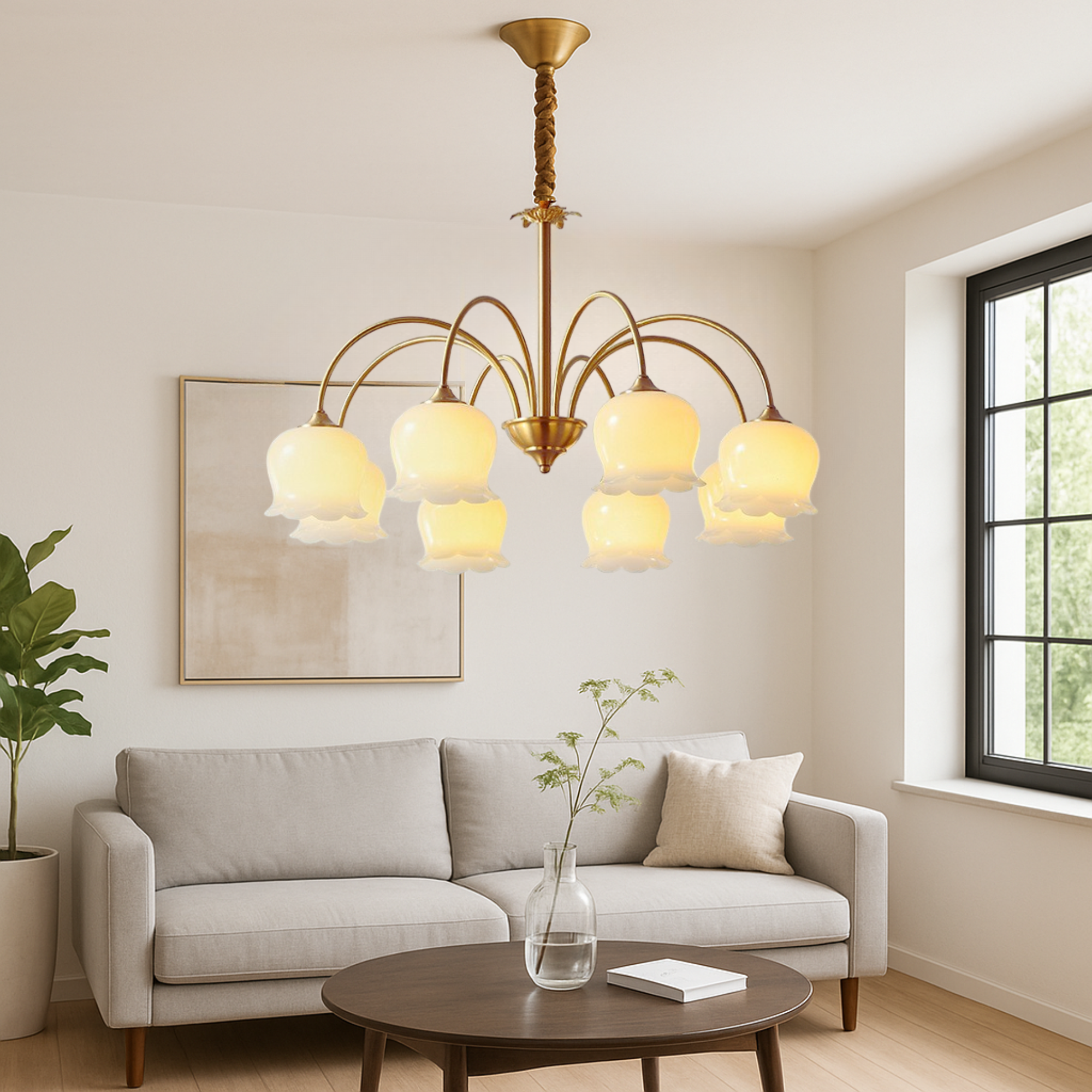 Solin | Elegant French Copper Chandelier 1