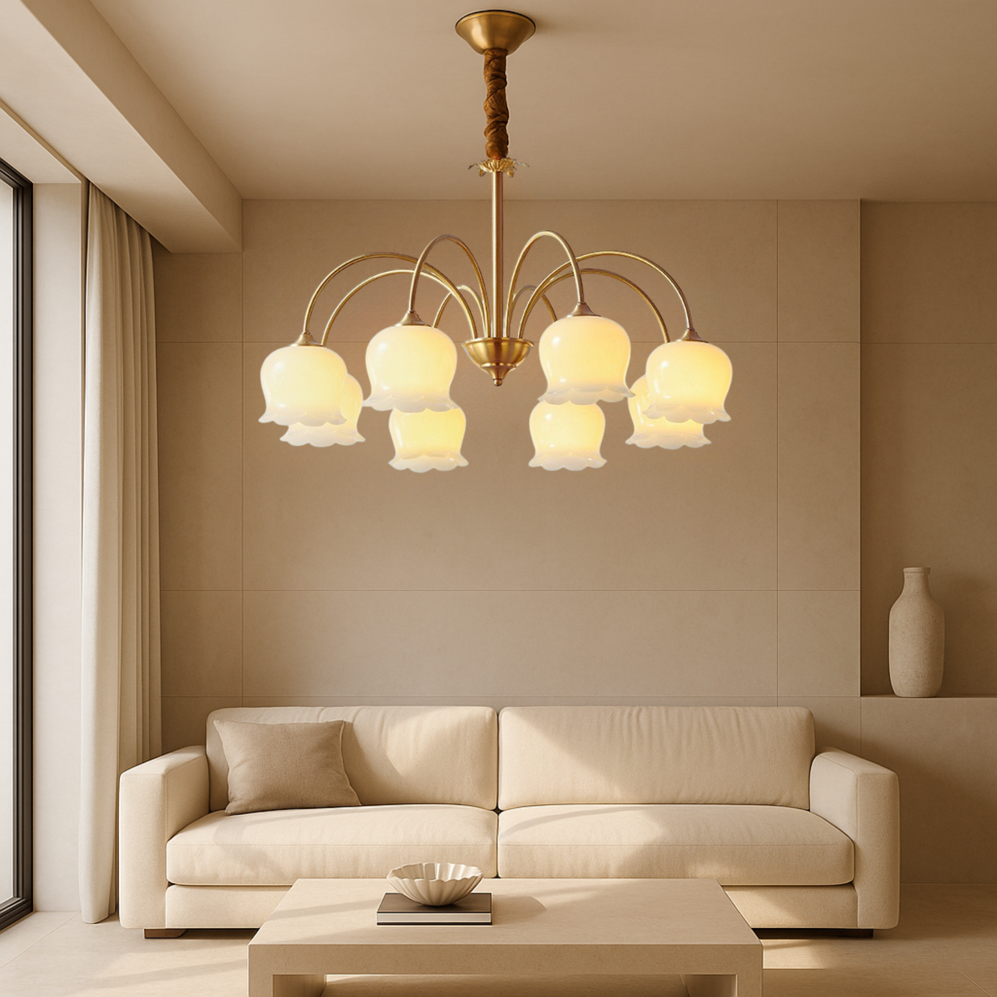 Solin | Elegant French Copper Chandelier 2