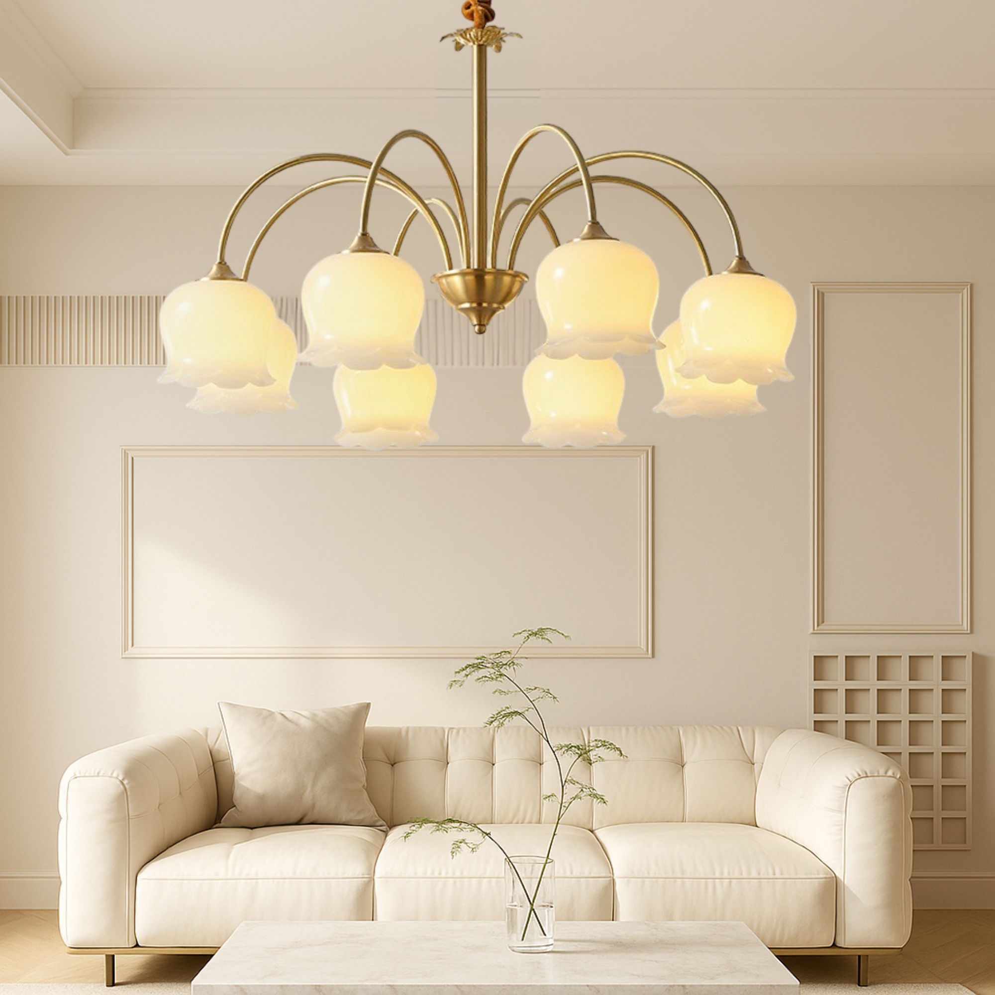 Solin | Elegant French Copper Chandelier 4