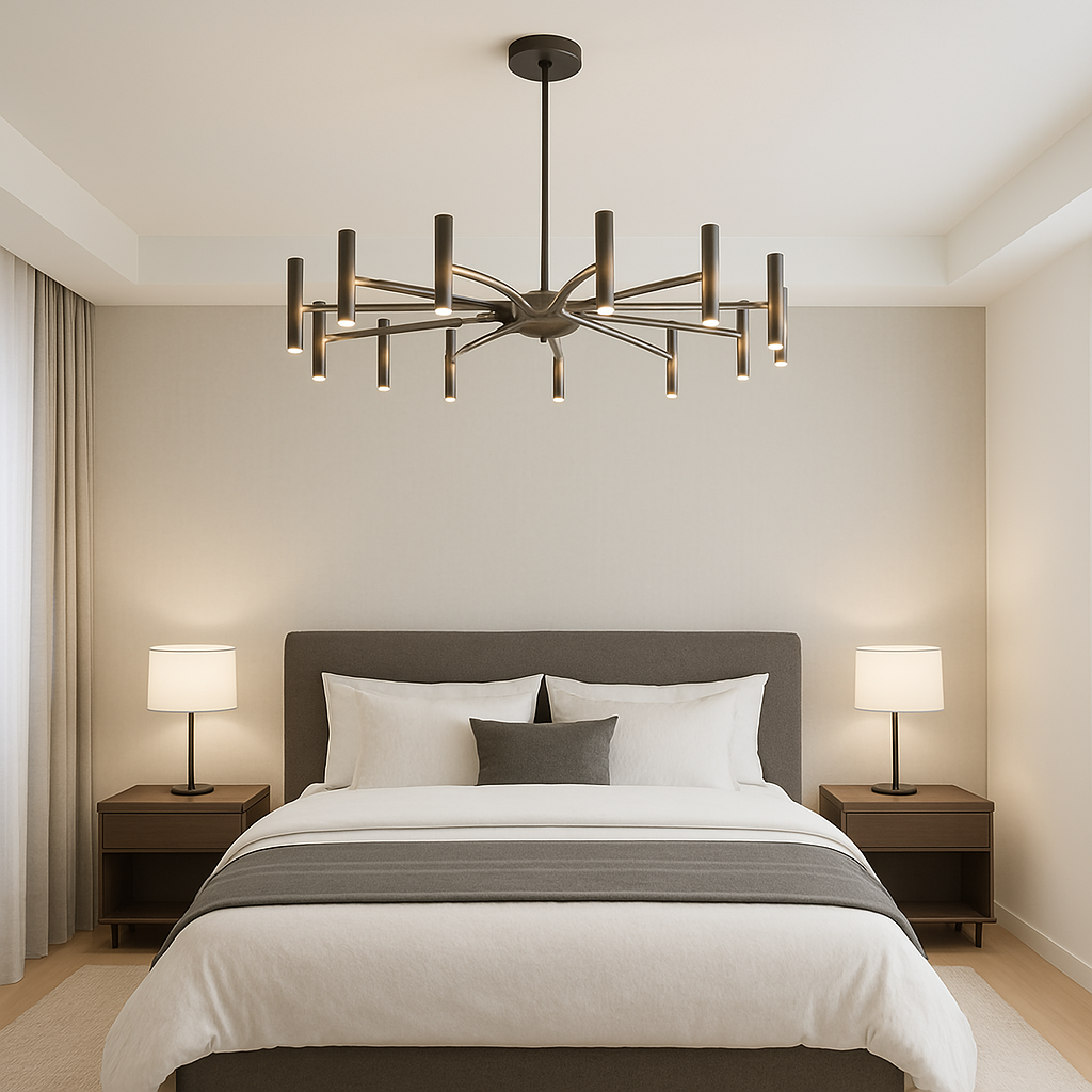 Solithra | Minimalist 12 Heads Contemporary Chandelier 0