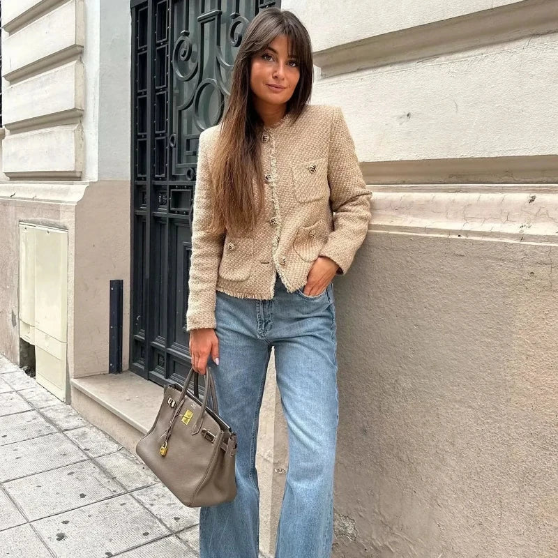 Sophia | Elegant Cropped Women's Jacket 1