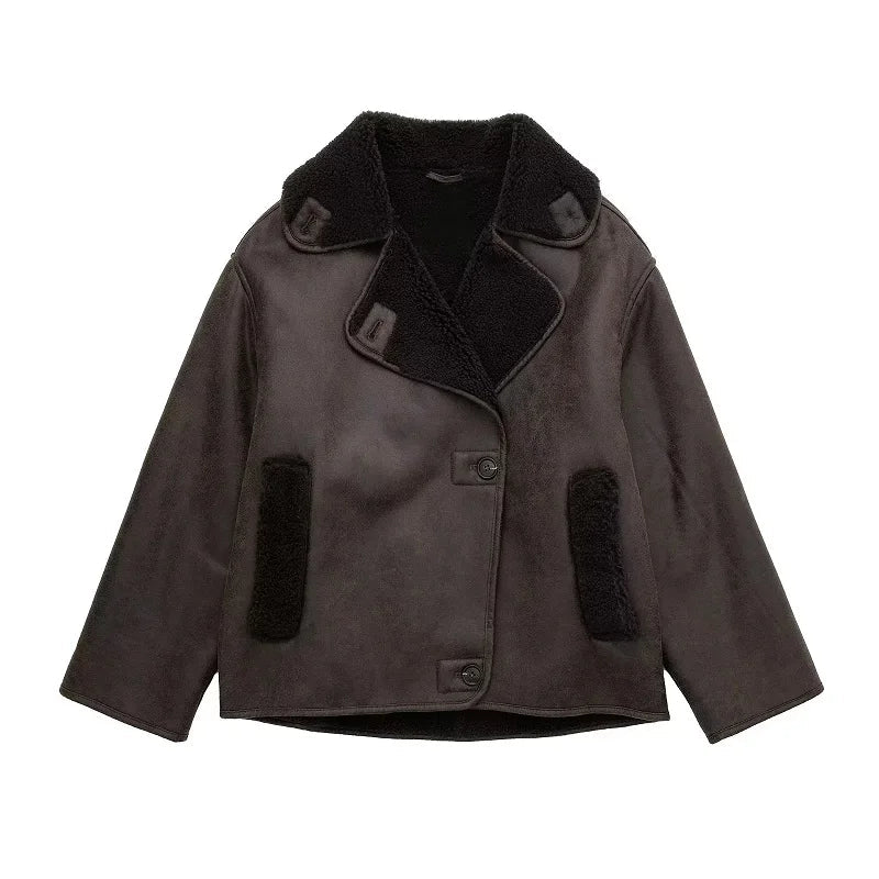 Sophia | Elegant Warm Leather Jacket for Women 0