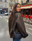 Sophia | Elegant Warm Leather Jacket for Women 2