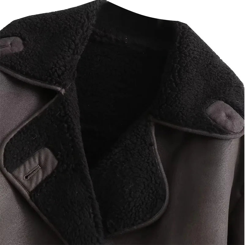 Sophia | Elegant Warm Leather Jacket for Women 7