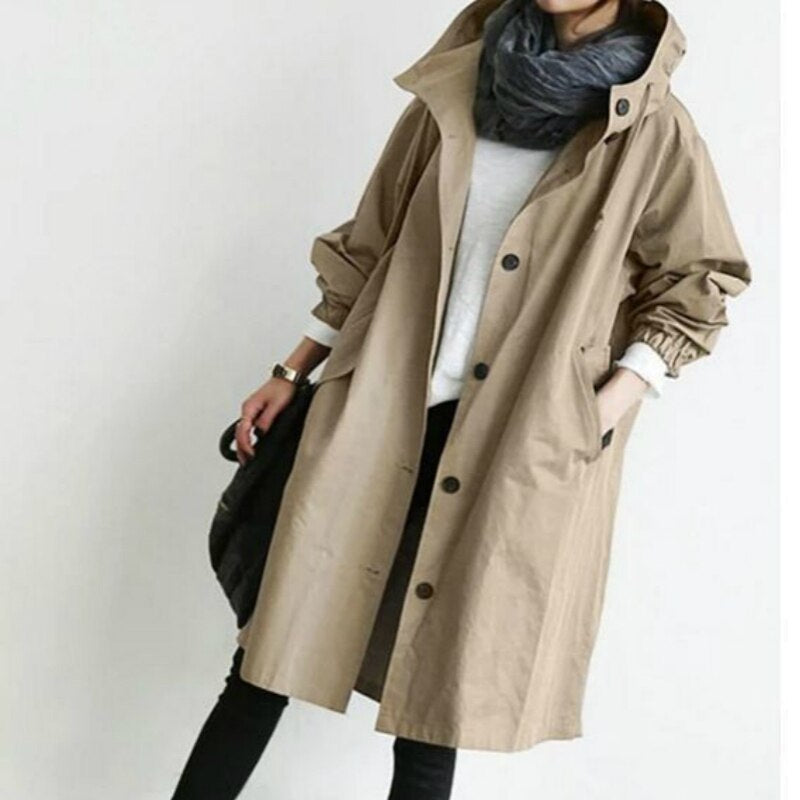 Sophie | Elegant Long Trench Coat for Women 6