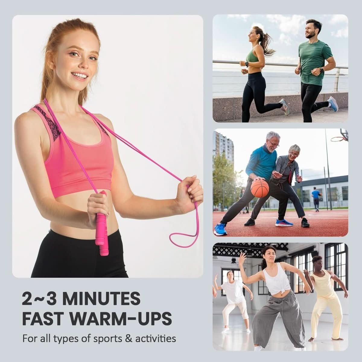 SpeedFit | Smart Digital Skipping Rope with Calorie Counter and Timer 6