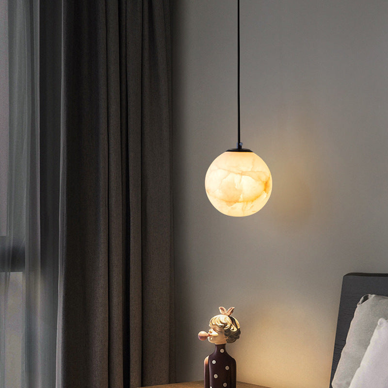 SphereLume | Minimalist Marble Hanging Lamp 0