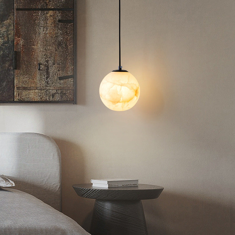 SphereLume | Minimalist Marble Hanging Lamp 2