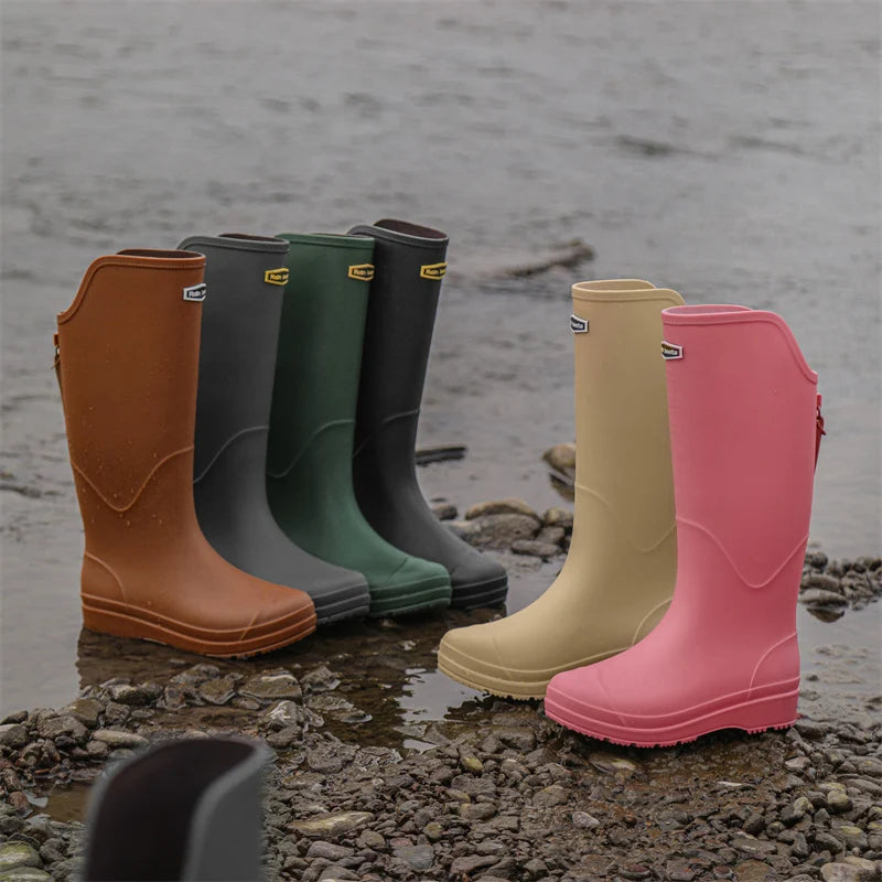 SplashEase | Stylish Durable Waterproof Rain Boots for Women 1