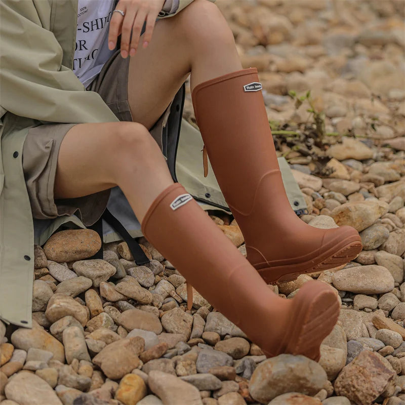 SplashEase | Stylish Durable Waterproof Rain Boots for Women 5