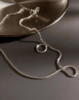 Star light and necklace silver set 3