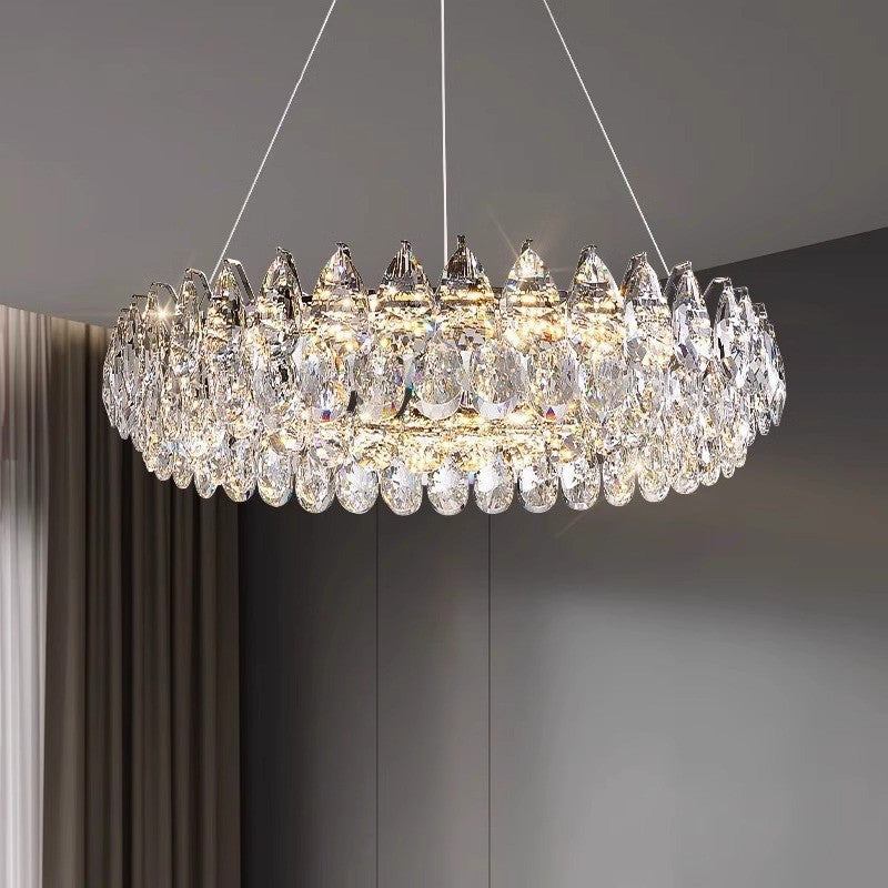 StarkGlow | Sophisticated Crystal Ring Chandelier 0