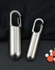 SteelGuard | Compact Waterproof Stainless Steel Pill Box 4