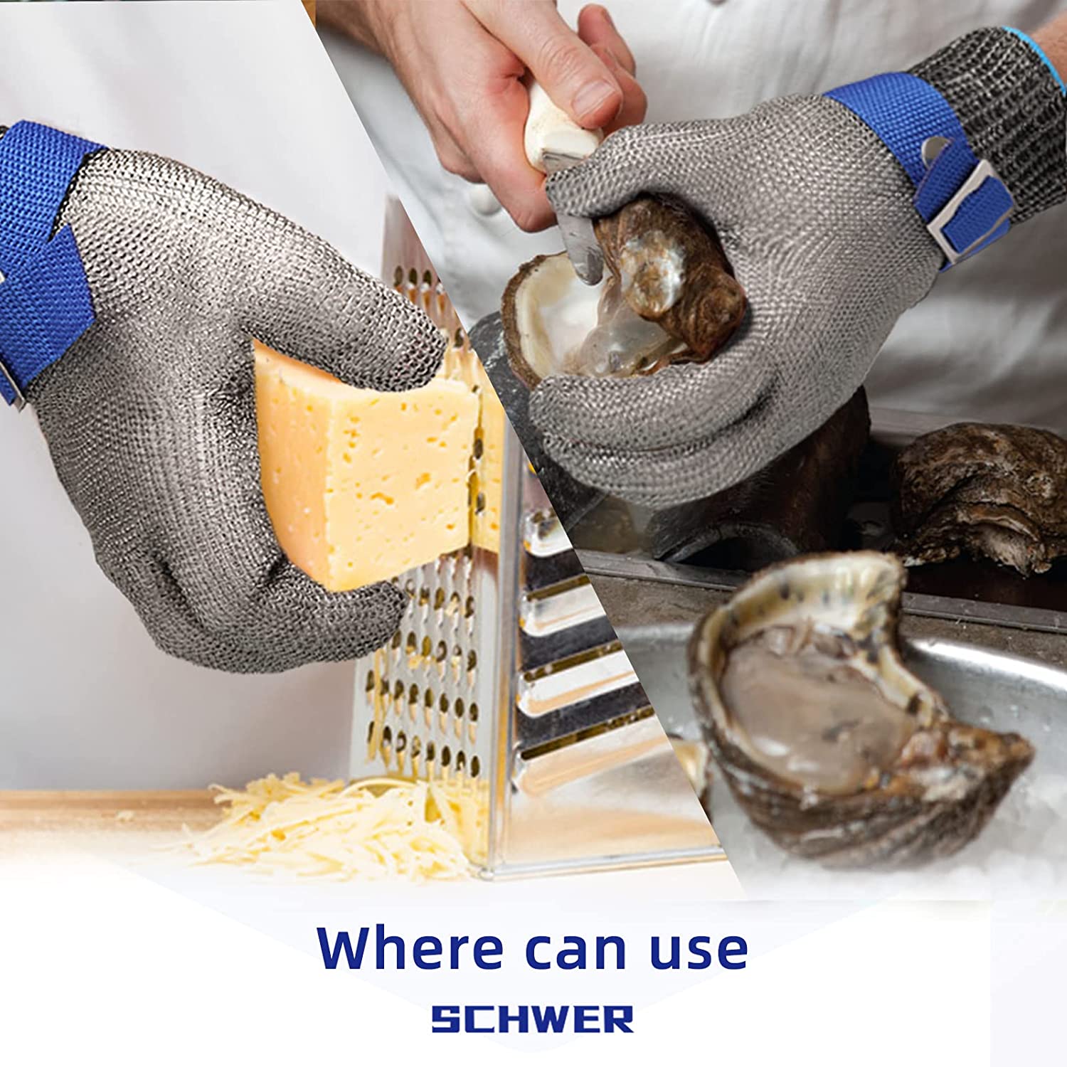 SteelGuard | Durable Cut Resistant Stainless Steel Safety Gloves 4