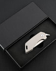 SteelNomad | Compact Titanium Keychain Knife for Travel and Utility 0