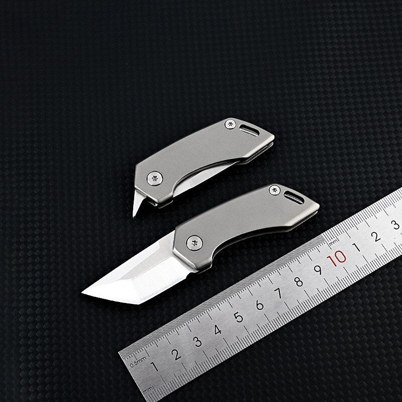 SteelNomad | Compact Titanium Keychain Knife for Travel and Utility 2