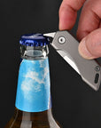SteelNomad | Compact Titanium Keychain Knife for Travel and Utility 3
