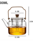 SteepHaus | Premium Glass Teapot with Wooden Lid & Stainless Infuser 7