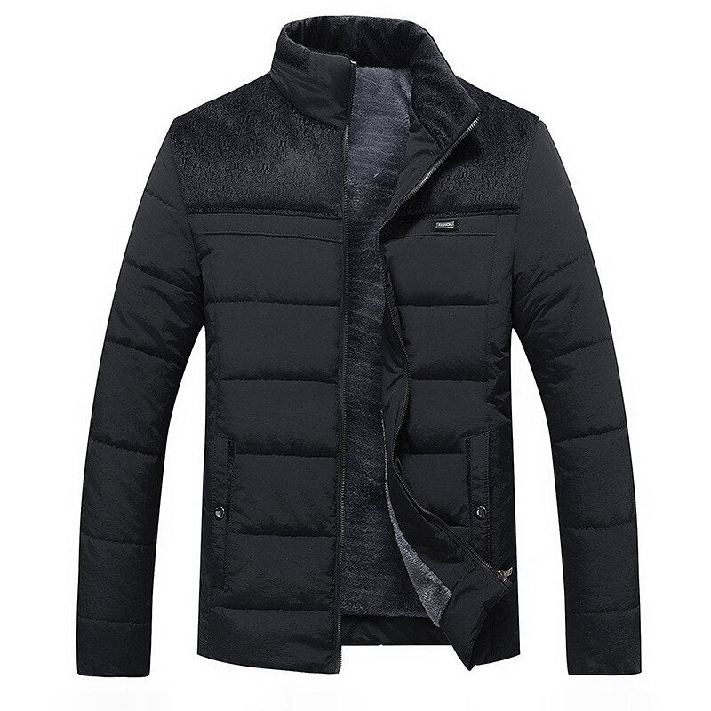 Stefan | Winter Coat with High Collar and Windproof Design for Men 0