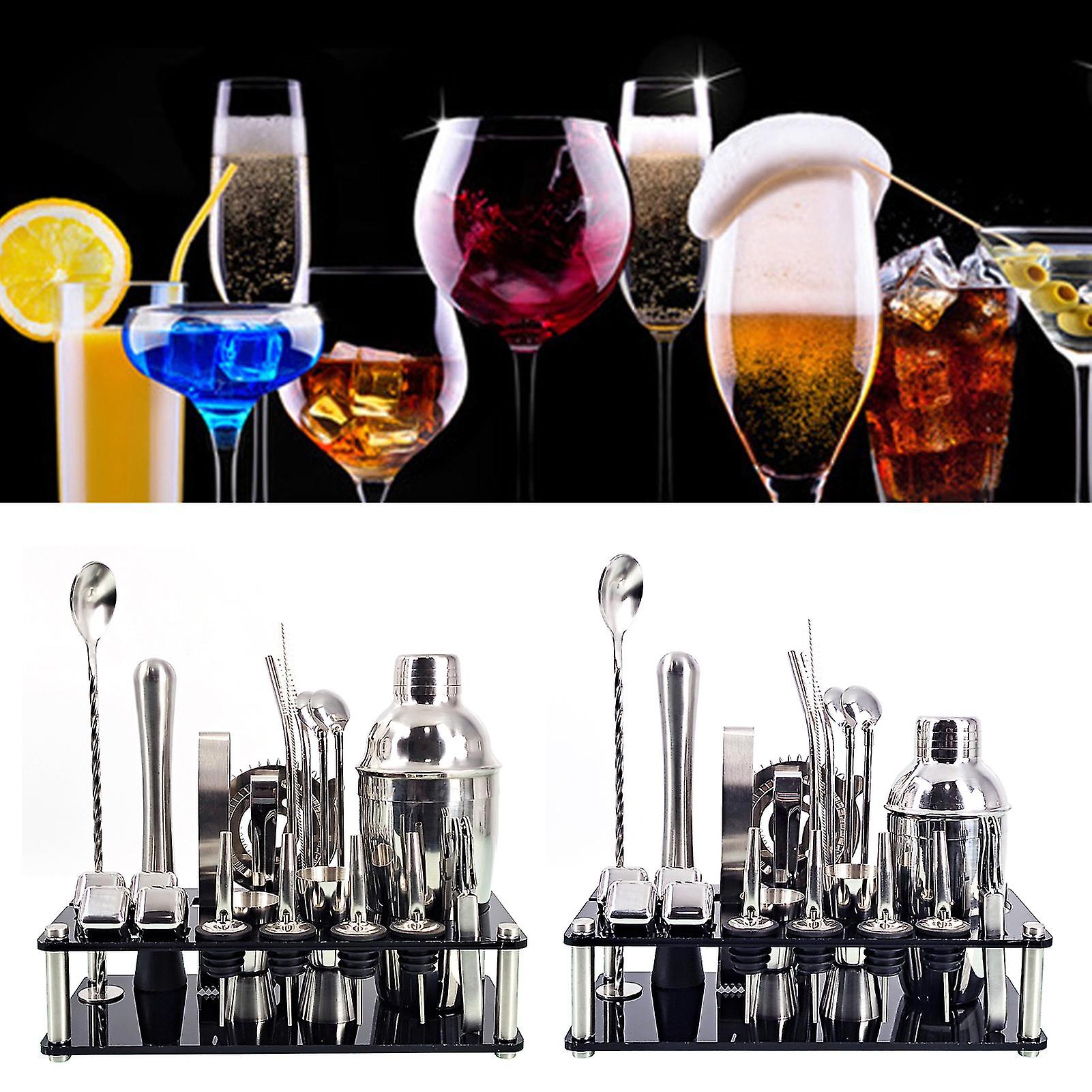 StellarMix | Elegant Stainless Steel Cocktail Shaker Set for Home Bartenders 4