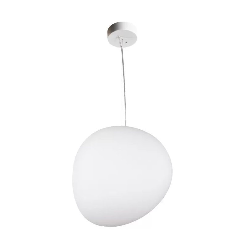 StoneLuxe - Modern Cream Glass Suspension Lamp 3