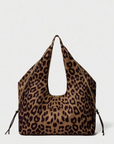 Stylish Cow Print Handbag - Spacious Everyday Purse for Women - Durable Polyester Material 0
