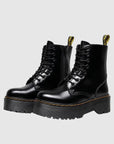 Stylish Leather Platform Boots with Chunky Sole – Comfortable Urban Footwear for Streetwear and Grunge 2