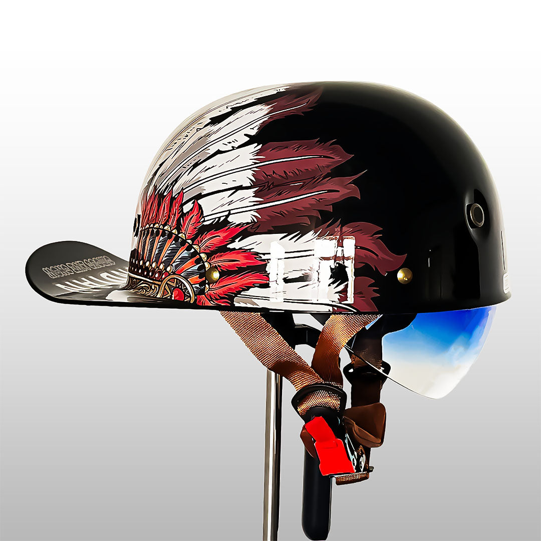 Stylish Motorcycle Helmet with DOT and ECE Certification – Lightweight ABS Shell and Multi-Density EPS Safety Buffer 12