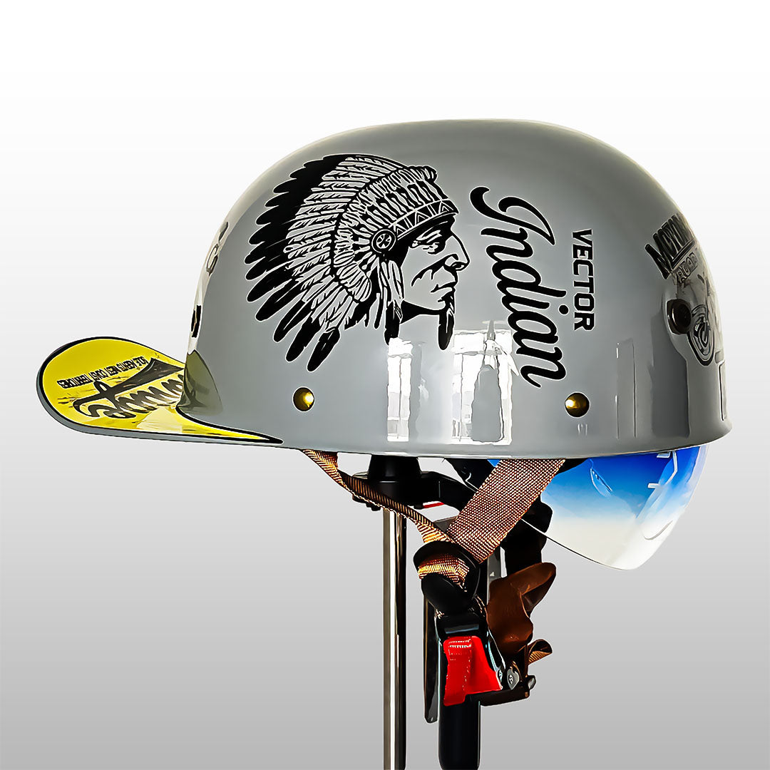 Stylish Motorcycle Helmet with DOT and ECE Certification – Lightweight ABS Shell and Multi-Density EPS Safety Buffer 15