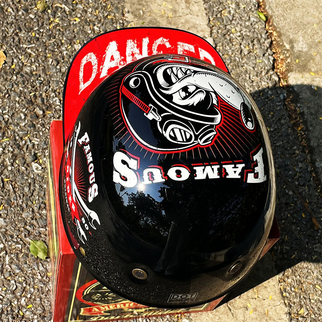 Stylish Motorcycle Helmet with DOT and ECE Certification – Lightweight ABS Shell and Multi-Density EPS Safety Buffer 2