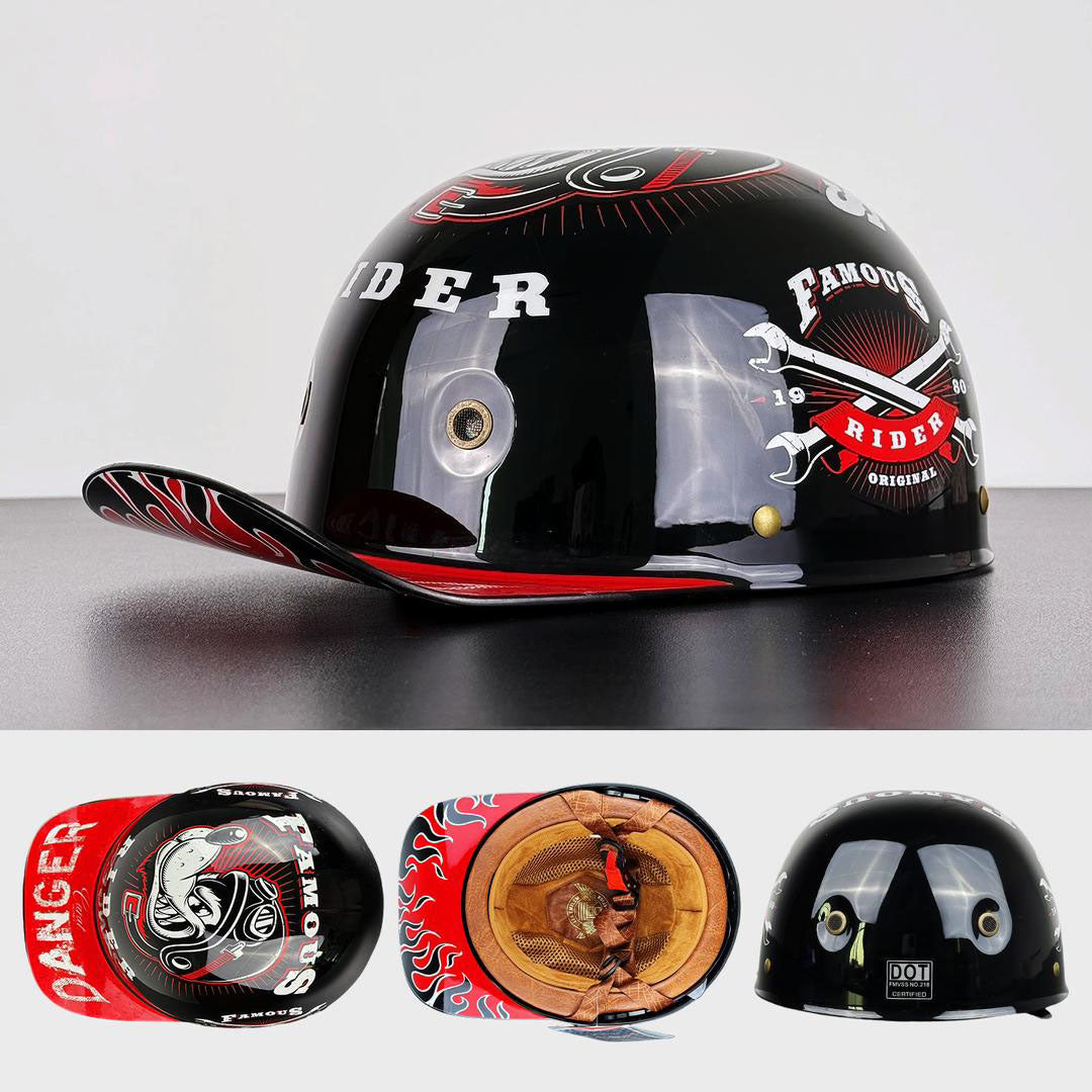 Stylish Motorcycle Helmet with DOT and ECE Certification – Lightweight ABS Shell and Multi-Density EPS Safety Buffer 7