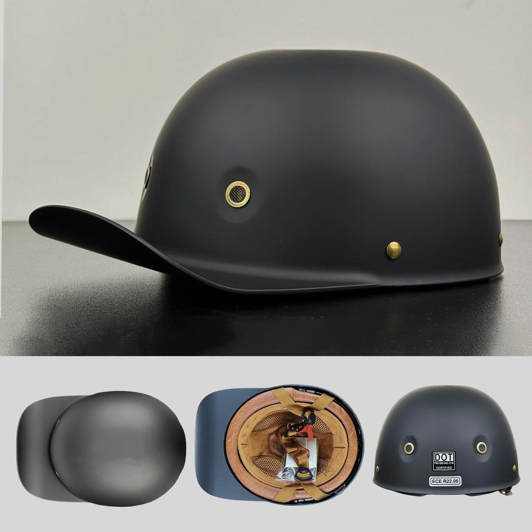 Stylish Motorcycle Helmet with DOT and ECE Certification – Lightweight ABS Shell and Multi-Density EPS Safety Buffer 8