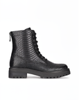 Stylish Python-Pattern Lace Up Boots for Women – Comfortable and Versatile Footwear 5