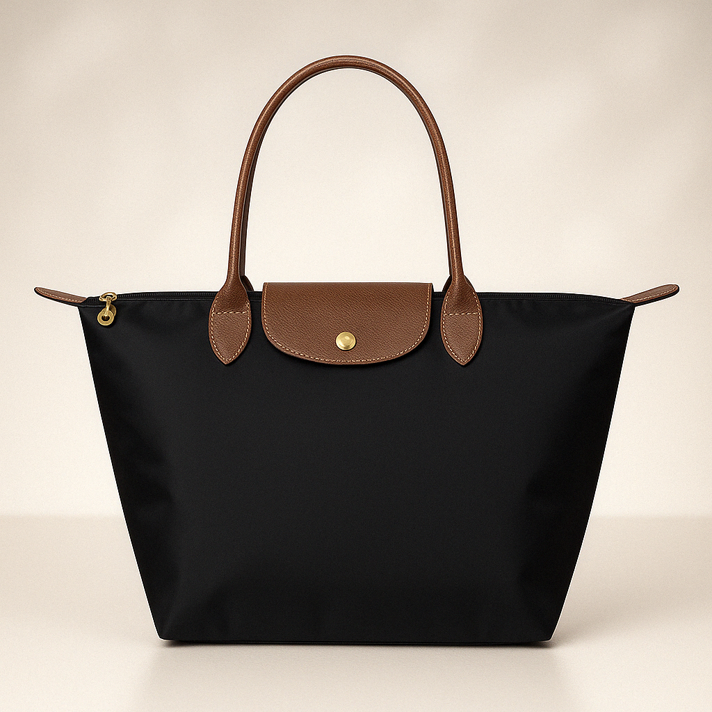 Stylish Waterproof Leather Tote Bag – Versatile Shoulder Bag for Everyday Use, All-Weather Design 0