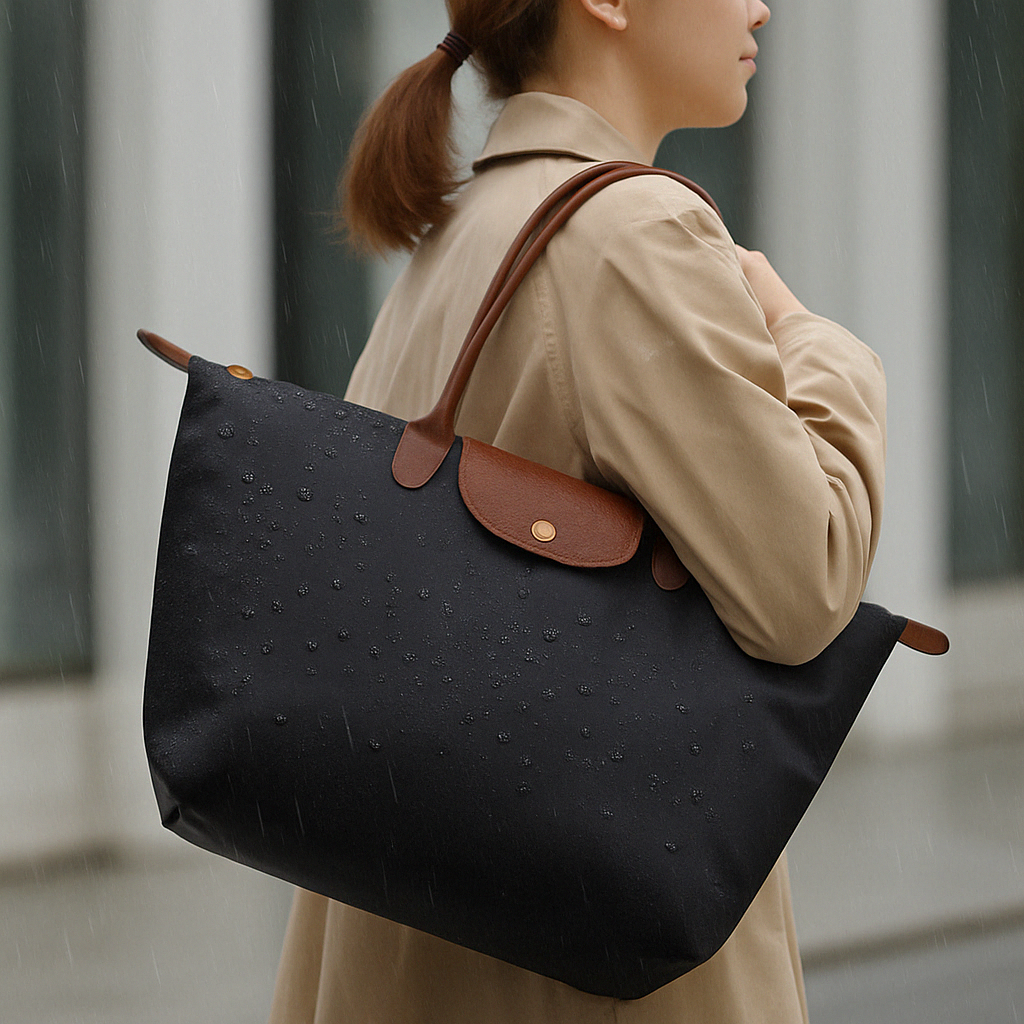 Stylish Waterproof Leather Tote Bag – Versatile Shoulder Bag for Everyday Use, All-Weather Design 1