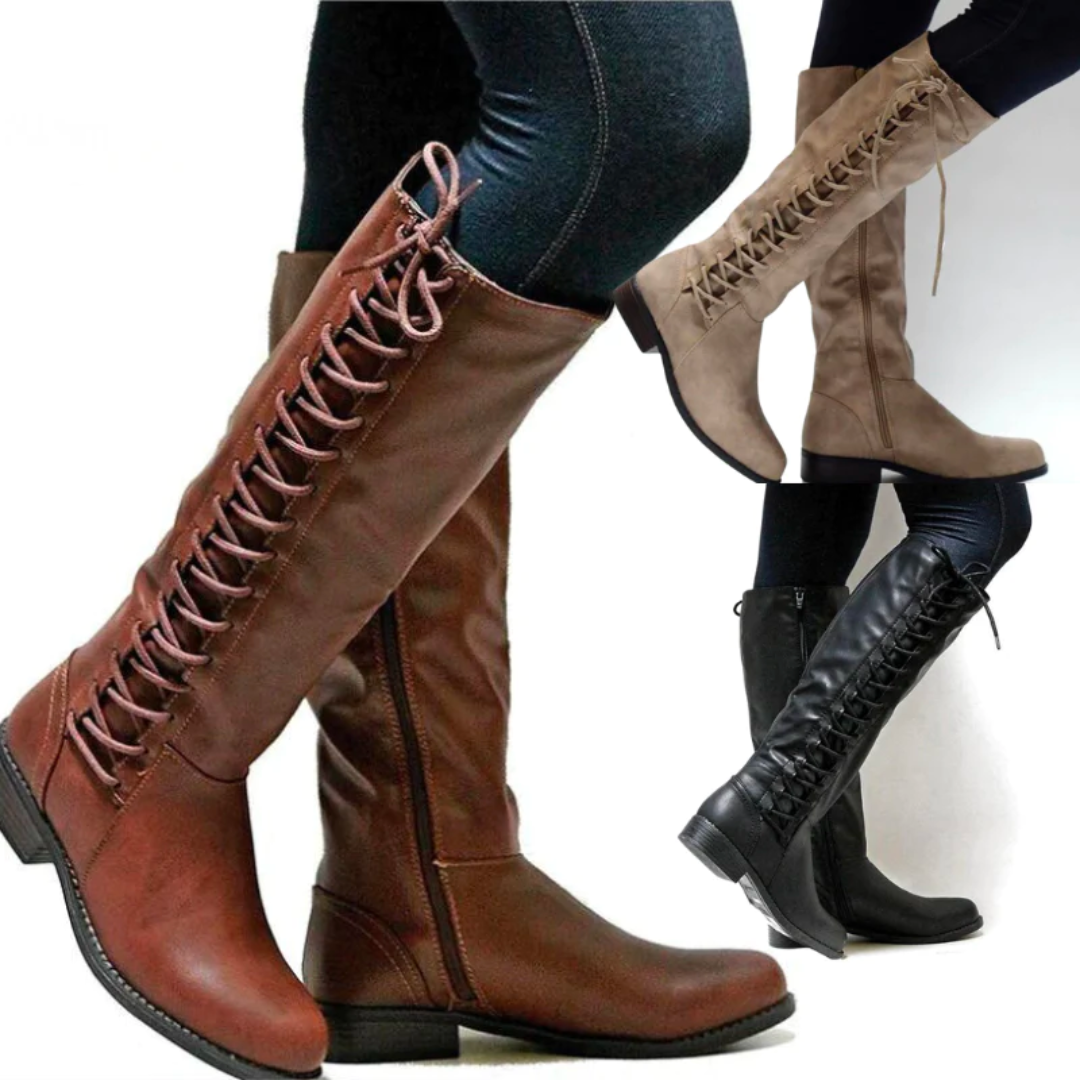Stylish Women's Knee High Boots – Comfortable Black High Boots for Versatile Outfits 1