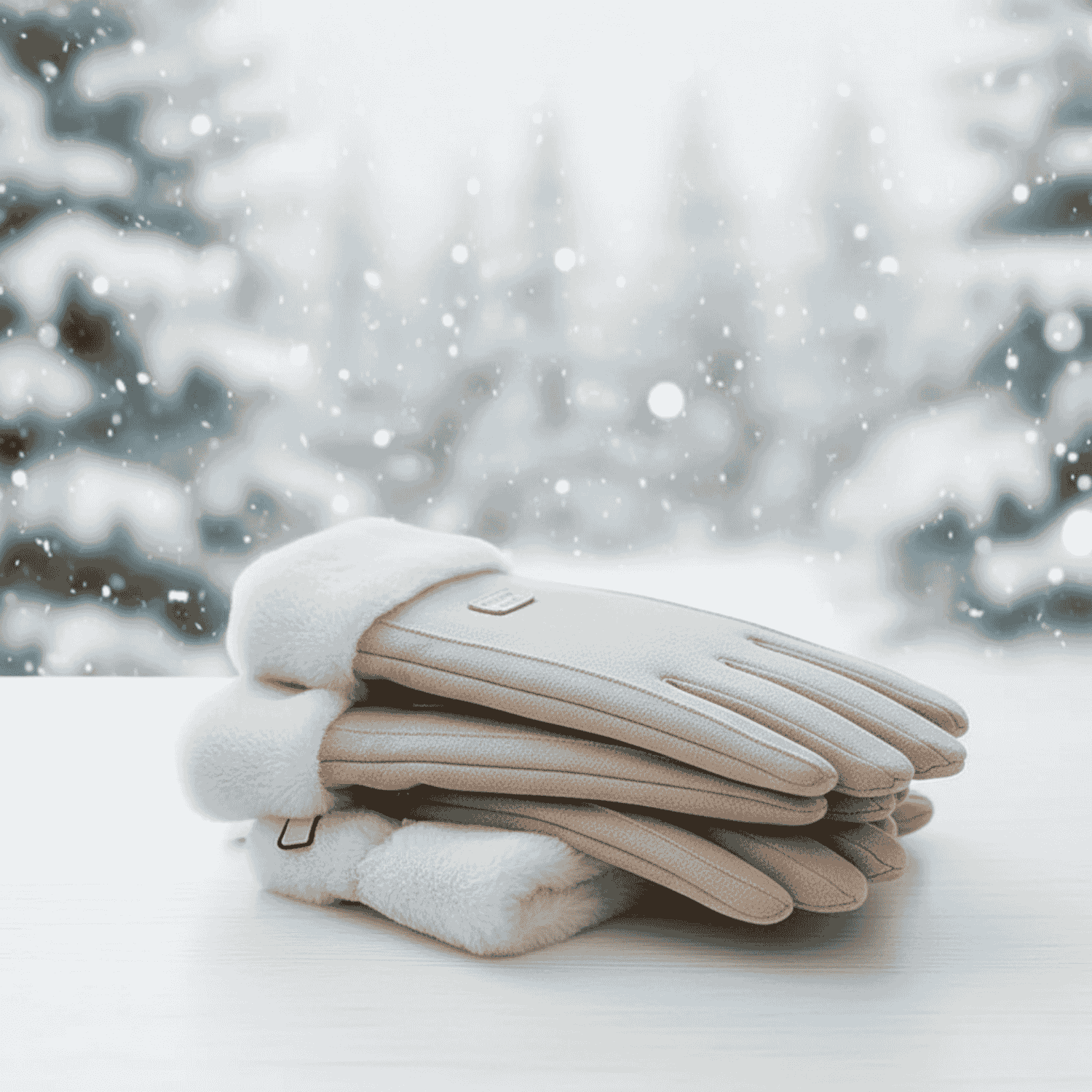 Suedelle | Cozy Plush Thermal Winter Touchscreen Gloves for Women 0