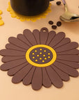 SunMat | PVC Heat-Resistant Sunflower Table Mat for Dining 2
