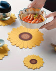 SunMat | PVC Heat-Resistant Sunflower Table Mat for Dining 3