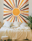 SunbeamWeave | Stylish Earthy Bohemian Wall Tapestry for Modern Decor 6