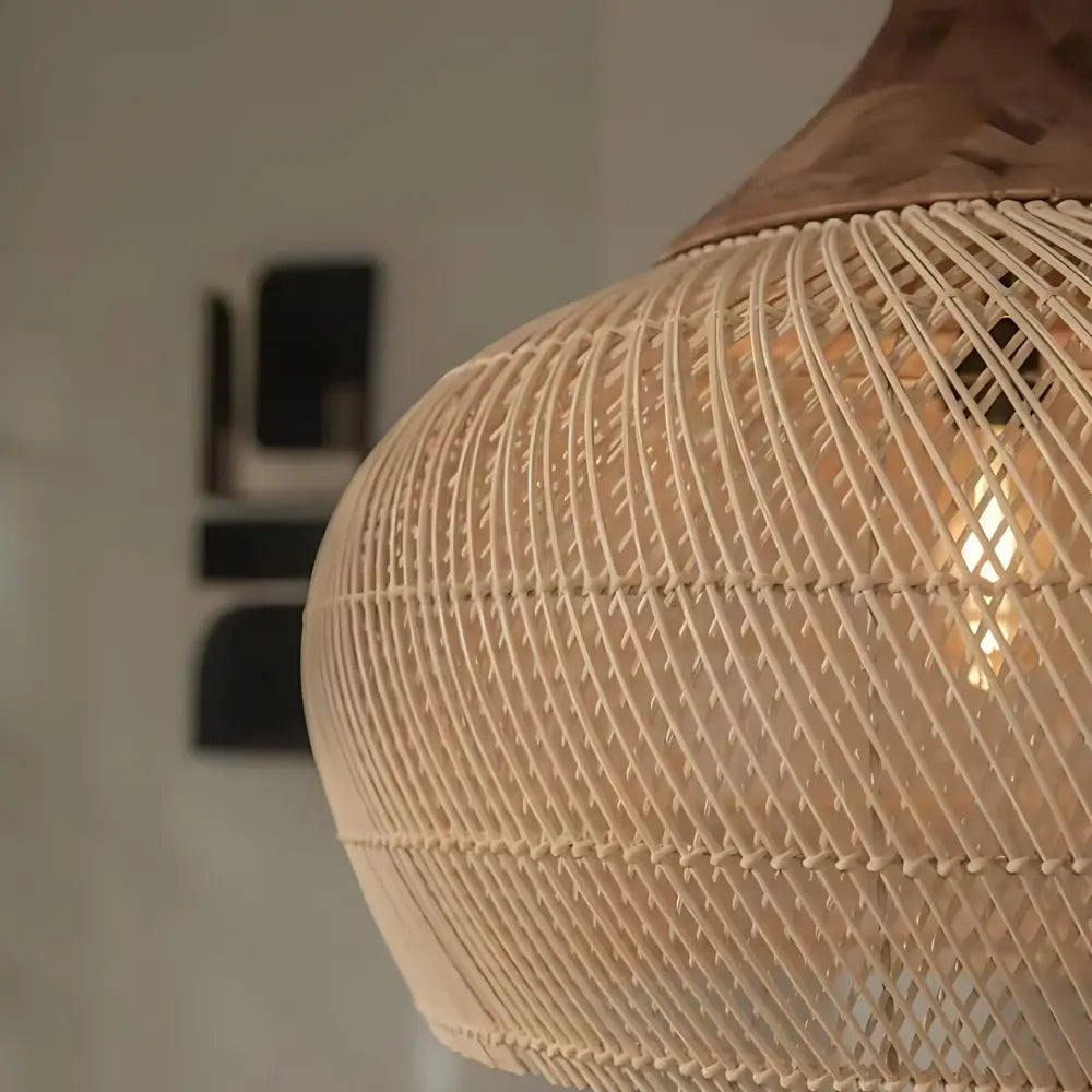Sunwoven - Artisan Rattan Lamp 6