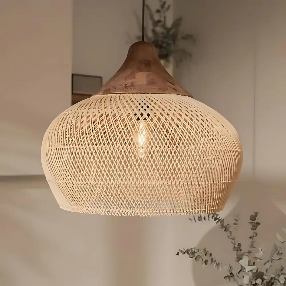 Sunwoven - Artisan Rattan Lamp 7